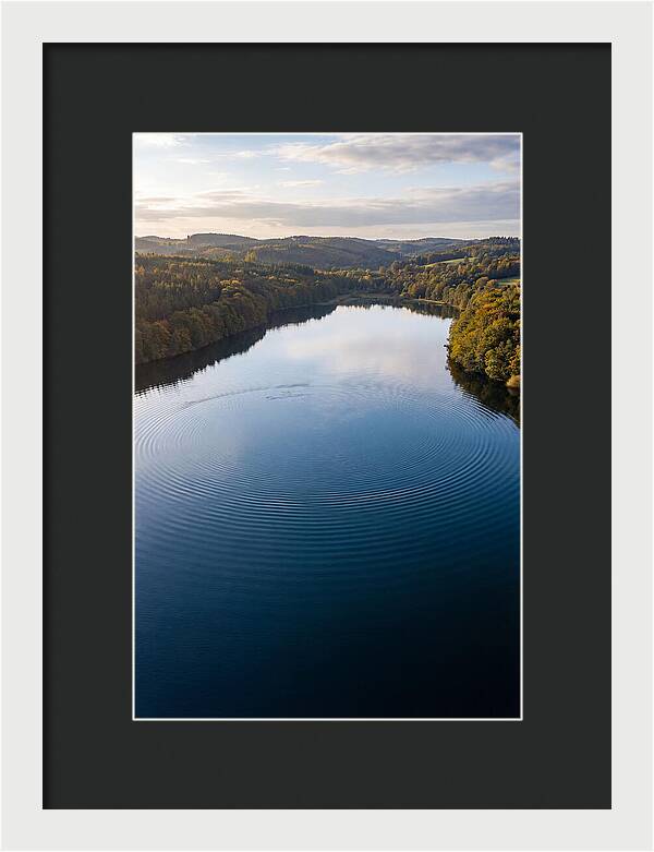 Peaceful Ripples Across Water