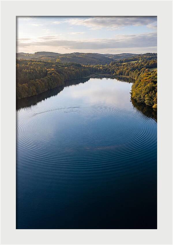 Peaceful Ripples Across Water