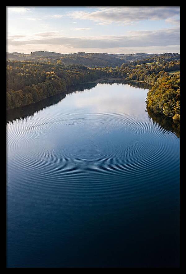 Peaceful Ripples Across Water