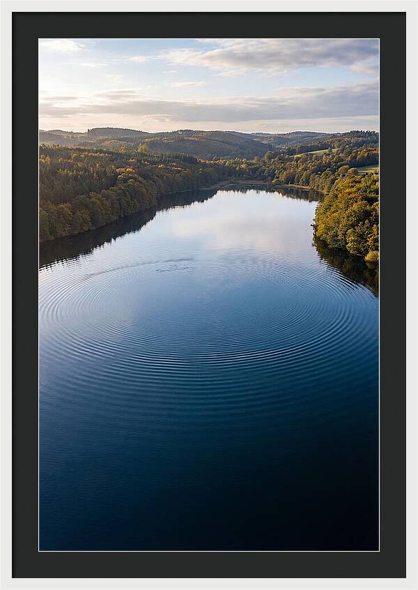 Peaceful Ripples Across Water
