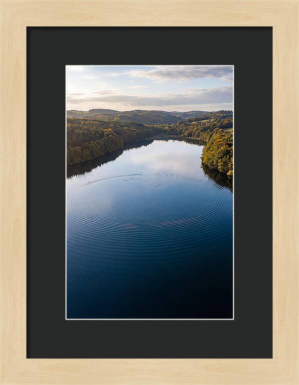 Peaceful Ripples Across Water