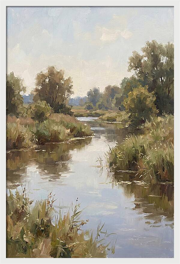 Peaceful River Reflections