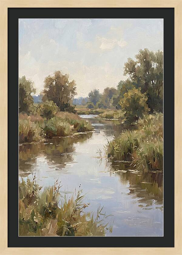 Peaceful River Reflections