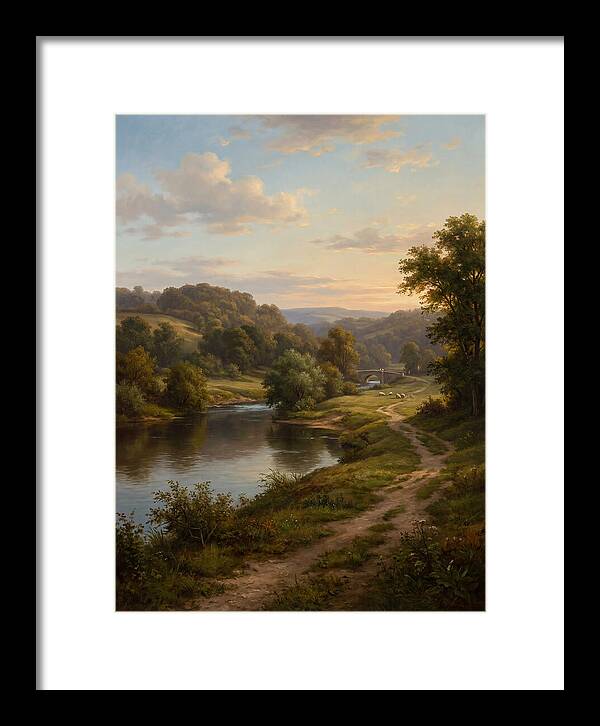 Peaceful Riverbank Serenity