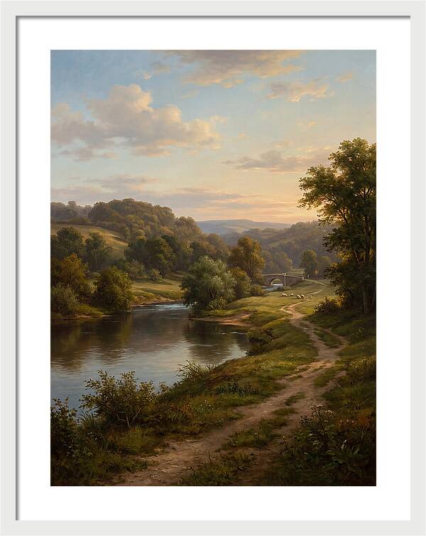 Peaceful Riverbank Serenity