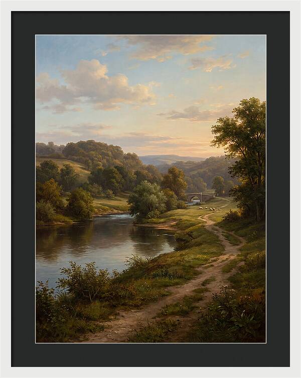 Peaceful Riverbank Serenity