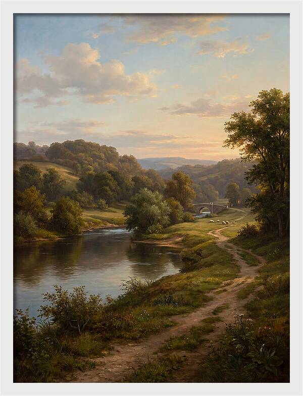 Peaceful Riverbank Serenity