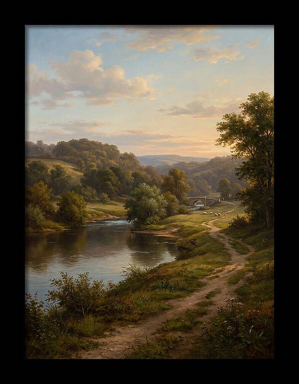 Peaceful Riverbank Serenity