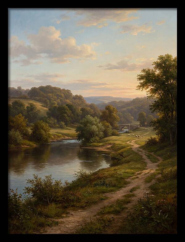 Peaceful Riverbank Serenity