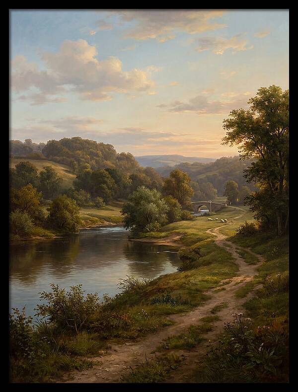 Peaceful Riverbank Serenity