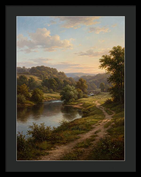 Peaceful Riverbank Serenity