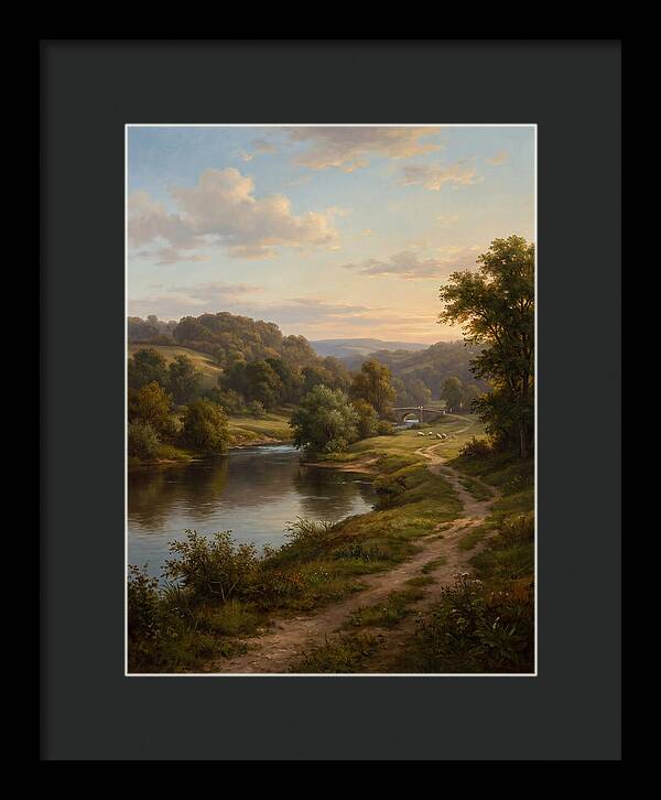 Peaceful Riverbank Serenity