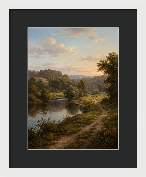 Peaceful Riverbank Serenity