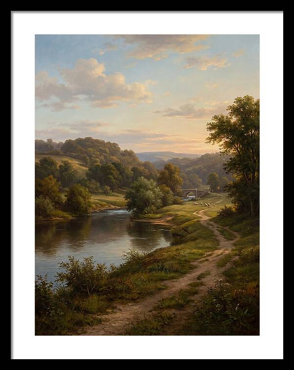 Peaceful Riverbank Serenity