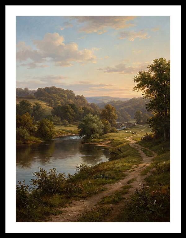 Peaceful Riverbank Serenity