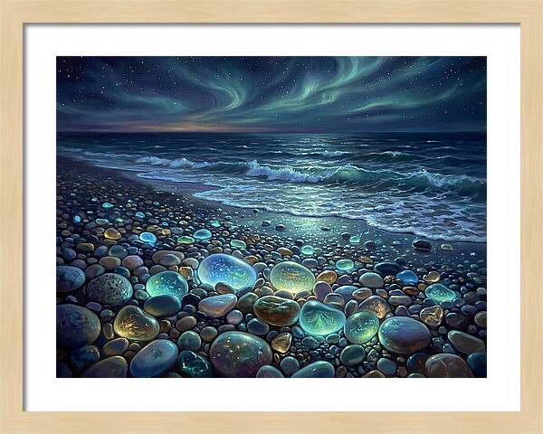 Pebble Beach At Night