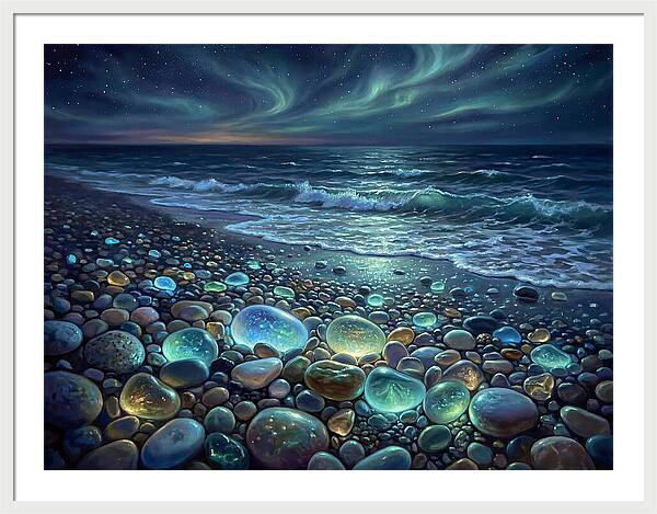 Pebble Beach At Night
