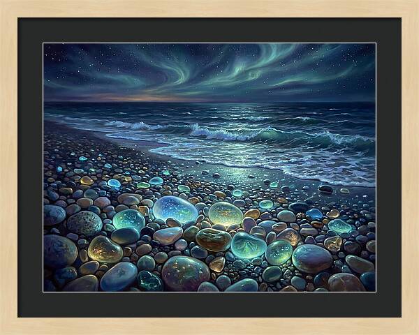 Pebble Beach At Night
