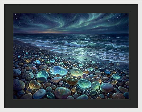 Pebble Beach At Night