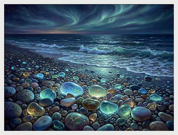 Pebble Beach At Night