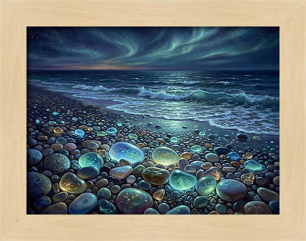 Pebble Beach At Night