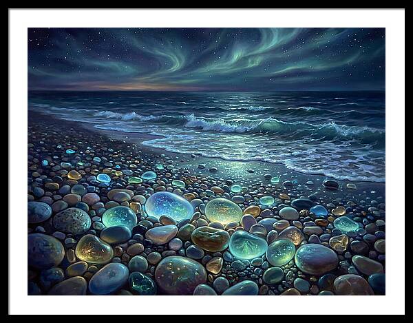 Pebble Beach At Night