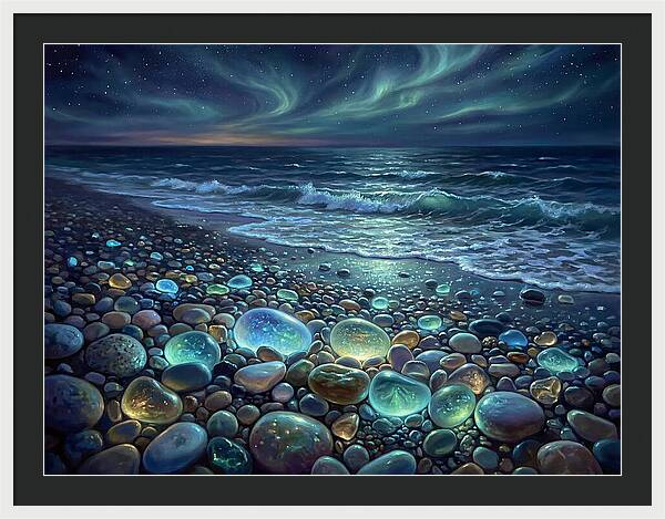 Pebble Beach At Night
