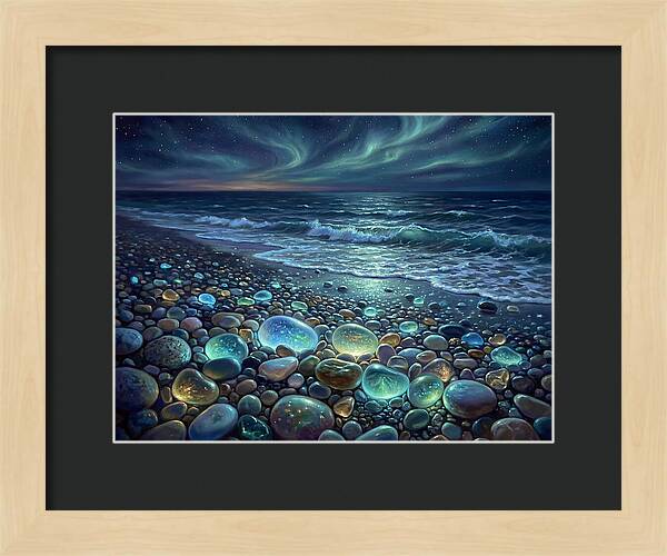 Pebble Beach At Night