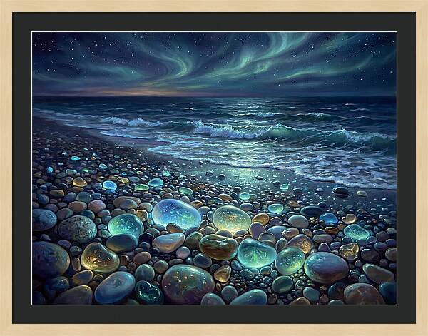 Pebble Beach At Night
