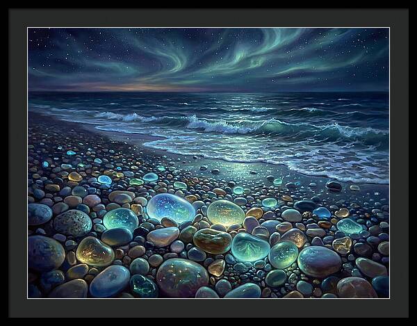 Pebble Beach At Night