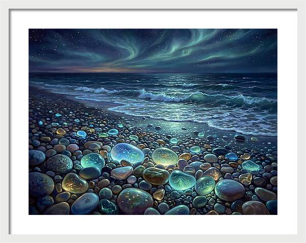 Pebble Beach At Night
