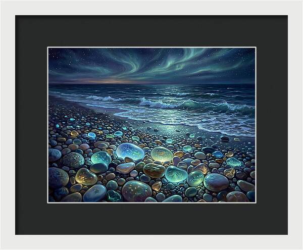 Pebble Beach At Night