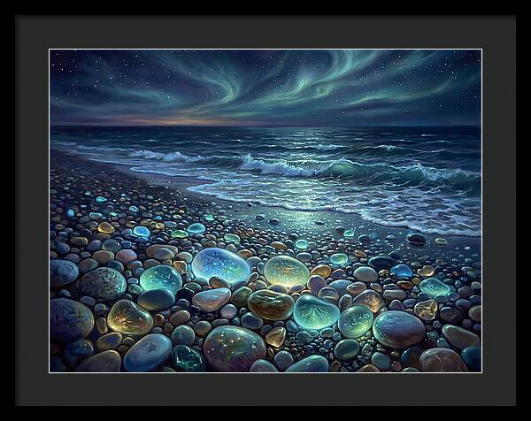 Pebble Beach At Night
