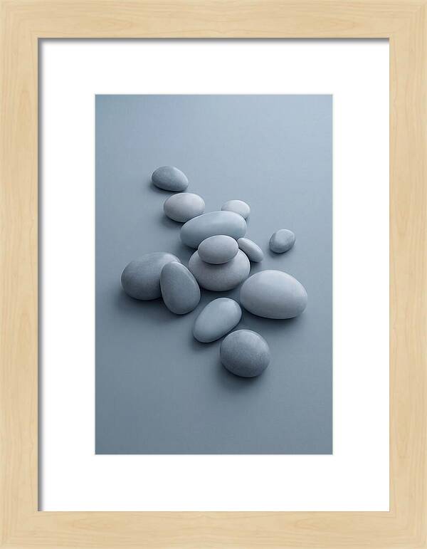 Pebble Like Shapes In Warm Neutral