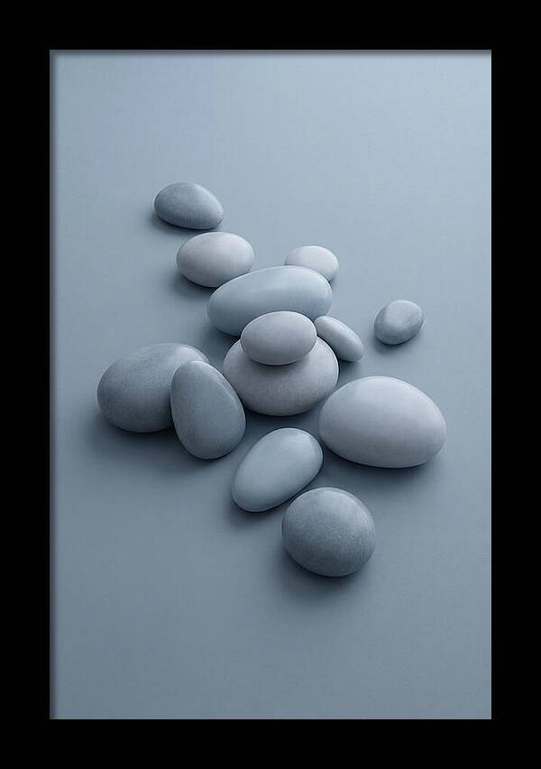 Pebble Like Shapes In Warm Neutral