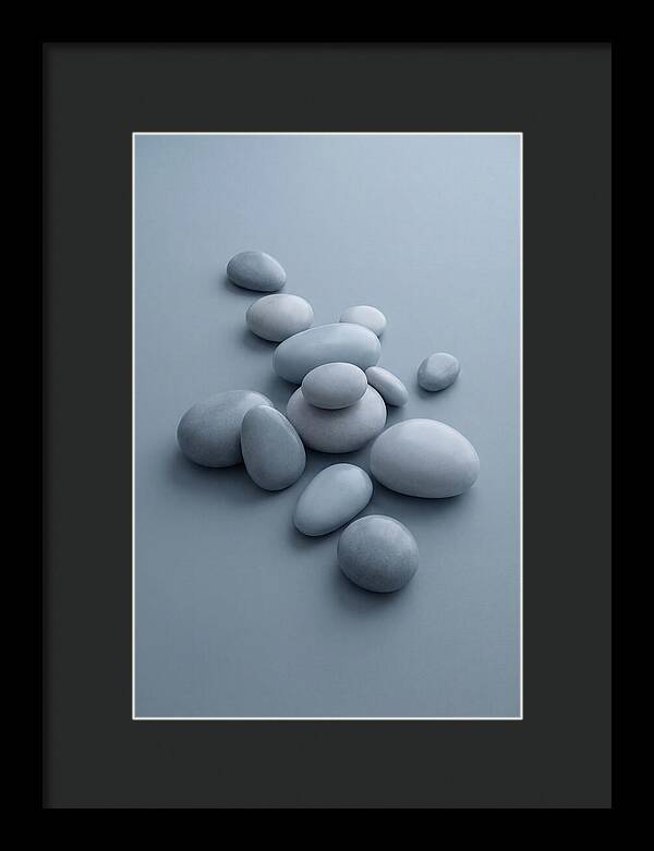 Pebble Like Shapes In Warm Neutral