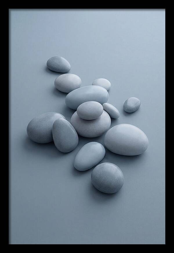 Pebble Like Shapes In Warm Neutral