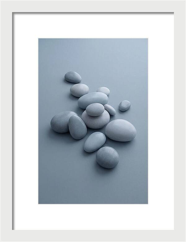 Pebble Like Shapes In Warm Neutral