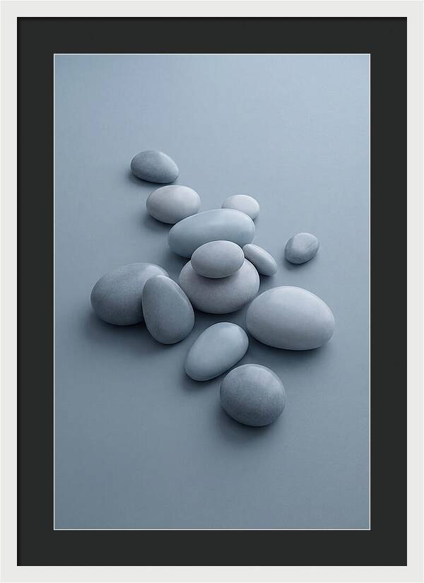 Pebble Like Shapes In Warm Neutral