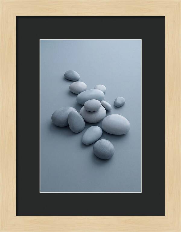 Pebble Like Shapes In Warm Neutral