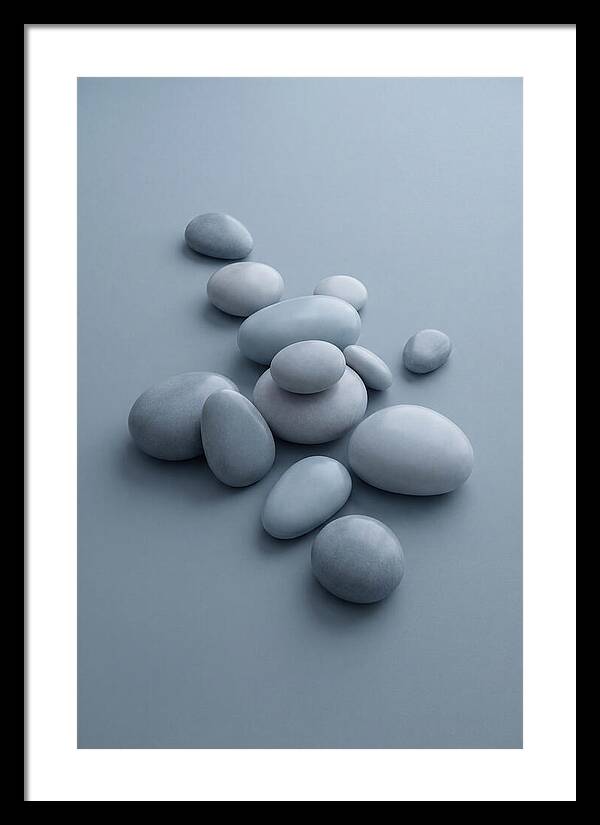 Pebble Like Shapes In Warm Neutral
