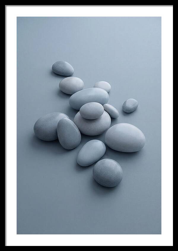 Pebble Like Shapes In Warm Neutral