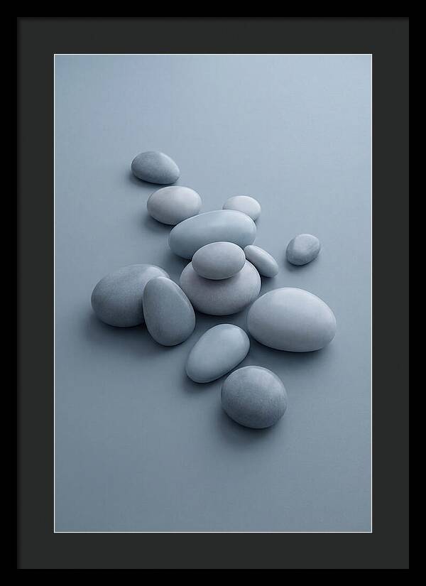Pebble Like Shapes In Warm Neutral