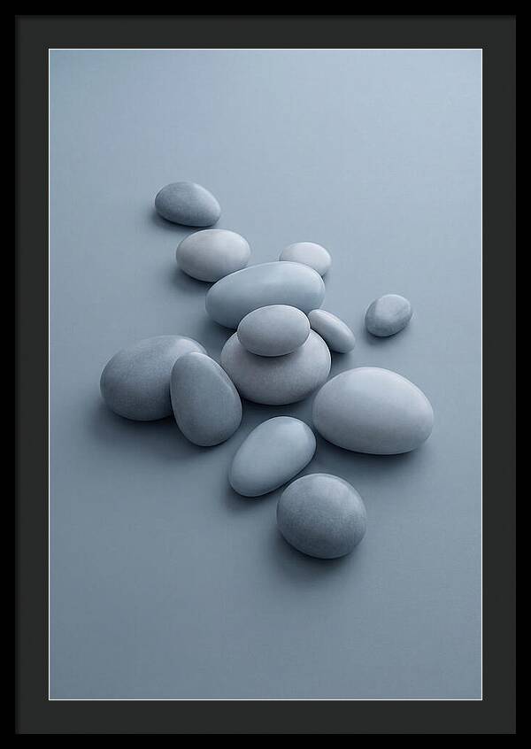 Pebble Like Shapes In Warm Neutral