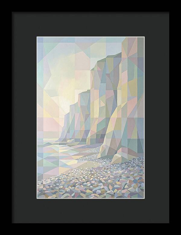 Pebbly Beach Beneath Tall Cliffs
