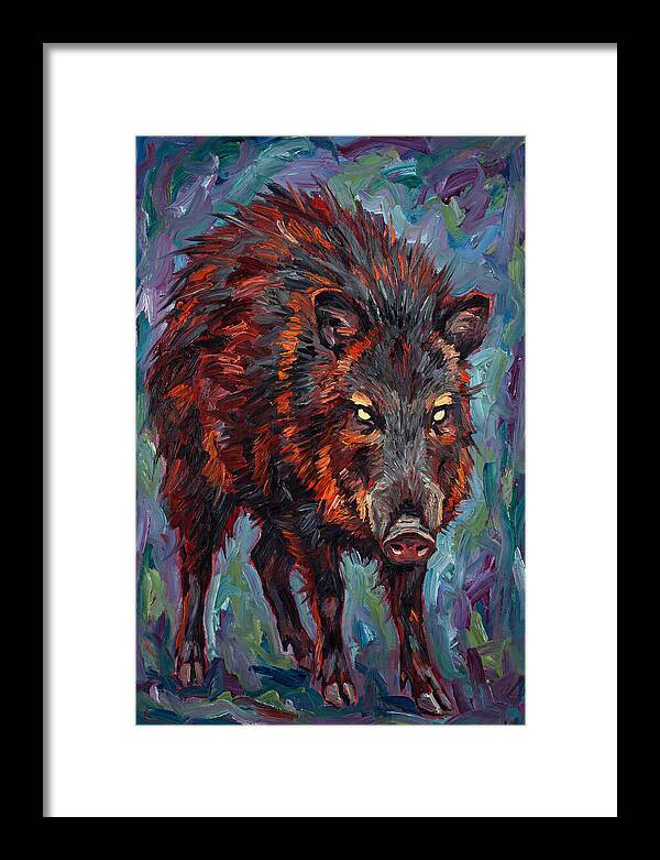 Peccary In Expressionist Style