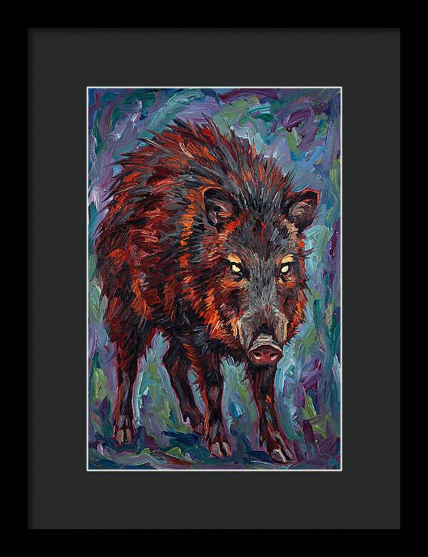 Peccary In Expressionist Style