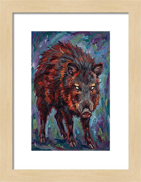 Peccary In Expressionist Style