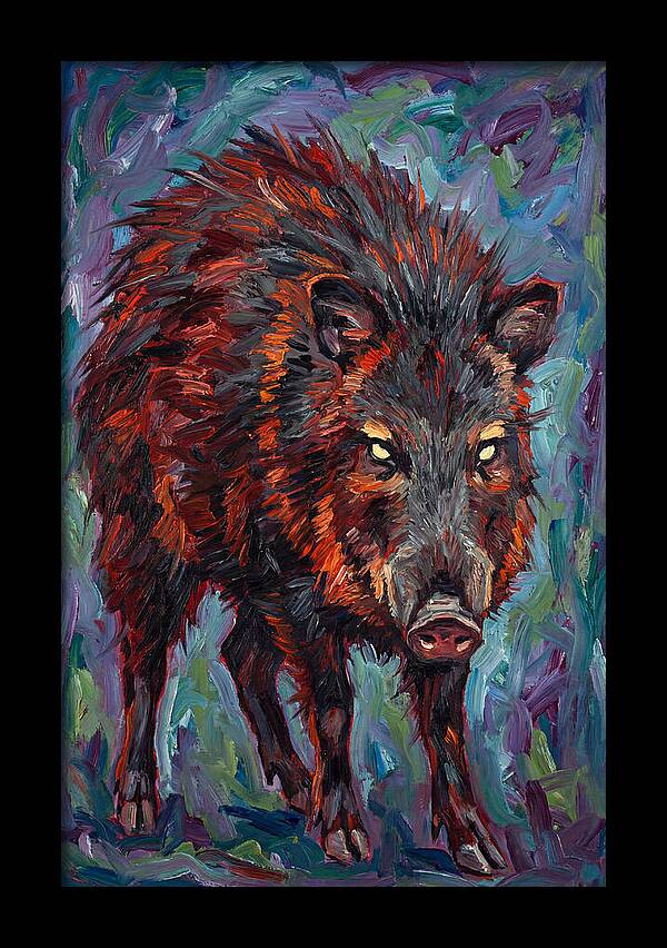 Peccary In Expressionist Style