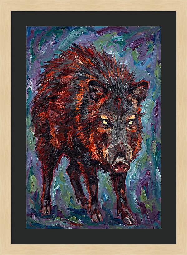 Peccary In Expressionist Style